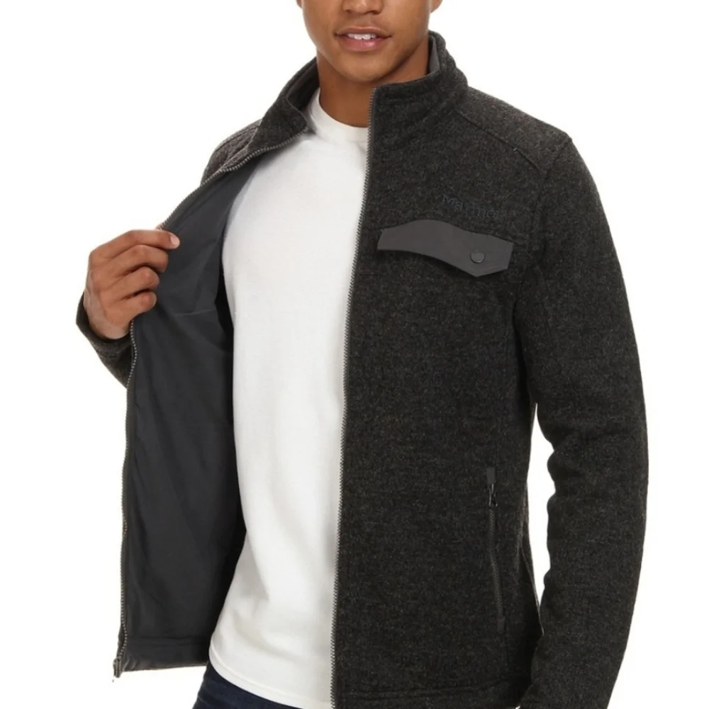 Marmot Poacher Pile Wool Blend Jacket Gray